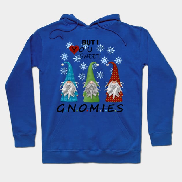 Funny merry christmas and happy new years with sweet gnomies Hoodie by UrLifeTee